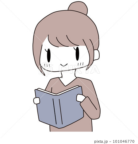 本を読む女性 本を読む女性 101046770