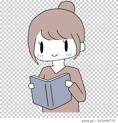 本を読む女性 本を読む女性 101046770