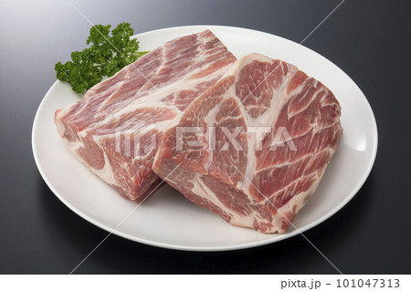 豚肩ロースブロック肉 豚肩ロースブロック肉 101047313