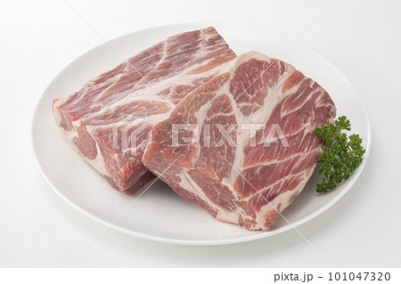 豚肩ロースブロック肉 豚肩ロースブロック肉 101047320