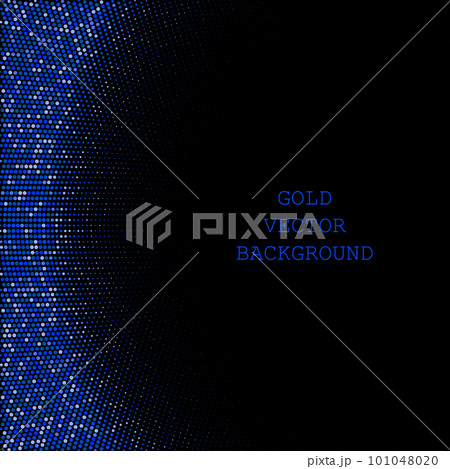 Blue dotted background. Abstract vector graphics. Decor element. Blue dotted background. Abstract vector graphics. Decor element. 101048020