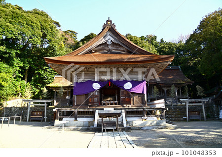 朝早く参拝した能登國一宮の氣多大社 朝早く参拝した能登國一宮の氣多大社 101048353