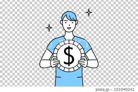 外匯收益和美元升值的形象,男護士,物理治療師,職業治療師,言語治療師,護理助理 外匯收益和美元升值的形象,男護士,物理治療師,職業治療師,言語治療師,護理助理 101049241