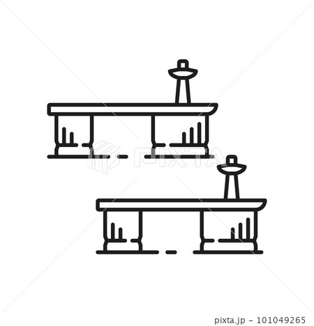 Jainism symbol of Paduka footwear, Jain religion and Tirthankara worship vector icon. Jainism, Buddhism and Hinduism religion symbol of Paduka sandals of Mahavira or Vardhamana Jainism symbol of Paduka footwear, Jain religion and Tirthankara worship vector icon. Jainism, Buddhism and Hinduism religion symbol of Paduka sandals of Mahavira or Vardhamana 101049265