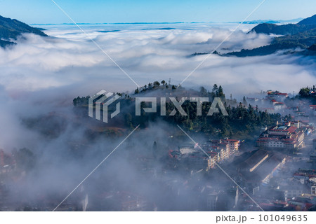 The beauty of Sapa Town in Vietnam 101049635