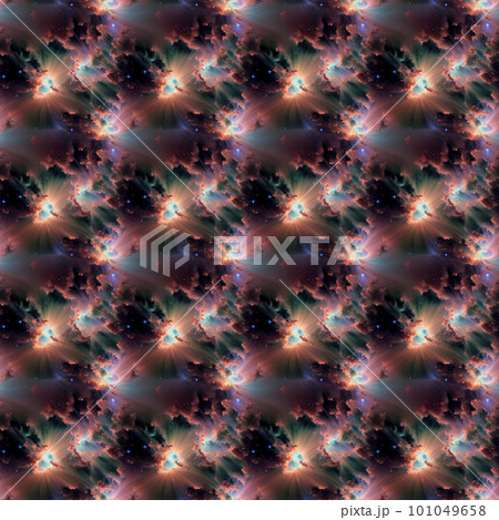 Seamless texture of dramatic sky with stars 101049658