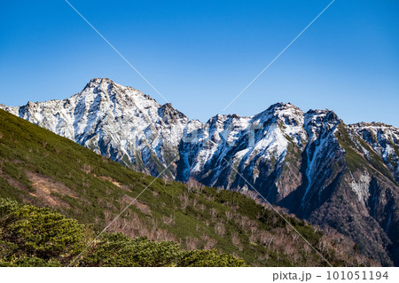 穂高連峰 101051194