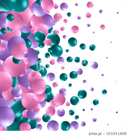 Colored balls. Abstract background. Decor elements. eps 10 101051606