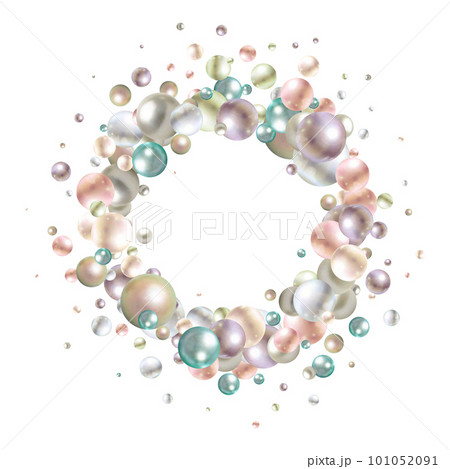 realistic 3d balls with shadow. Design element. eps 10 101052091