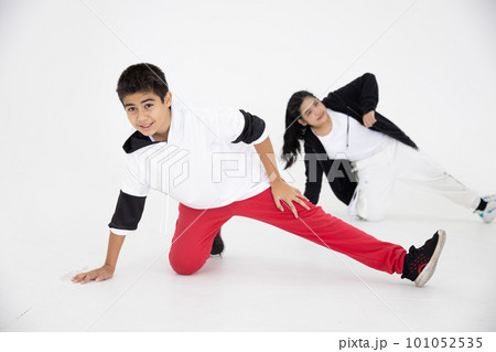 group of kids boy teenager happy enjoy activity dance with friend in dancing class studio group of kids boy teenager happy enjoy activity dance with friend in dancing class studio 101052535