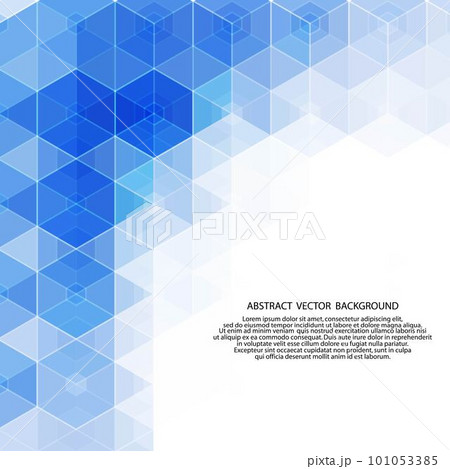 vector hexagon background. Modern abstract vector illustration. eps 10 101053385