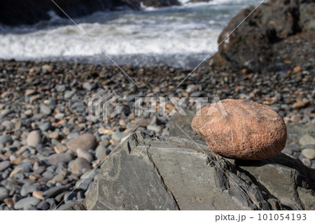 Pebbles on Pena Horadada, Fuerteventura 101054193