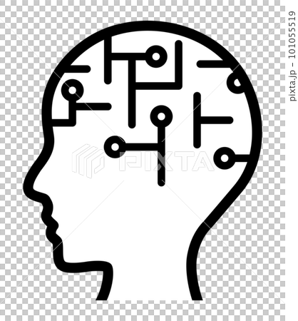 横顔と頭の回路 101055519