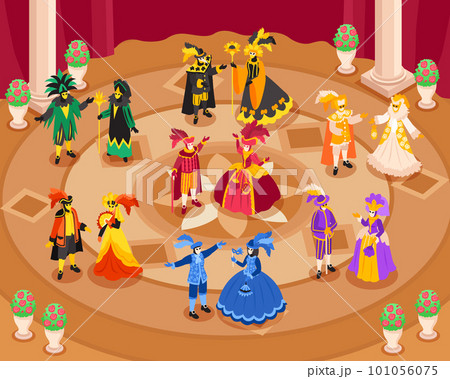 Venetian Carnival Party Composition 101056075