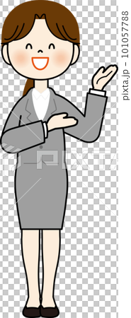 Guiding business woman 6 101057788