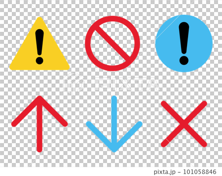 Sign icon set_flat 101058846