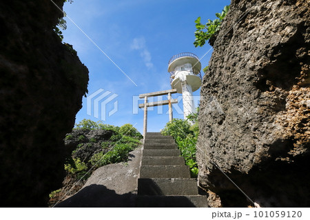 沖縄 本部 備瀬埼灯台 沖縄 本部 備瀬埼灯台 101059120