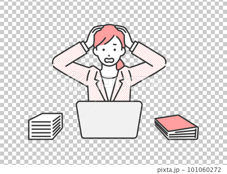 Female business person in trouble 101060272