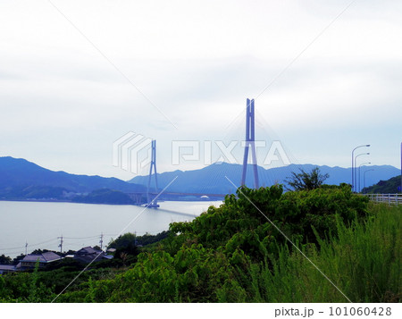 生口島より望む多々羅大橋と大三島 101060428