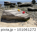 並んだカラフルバケツ 101061272