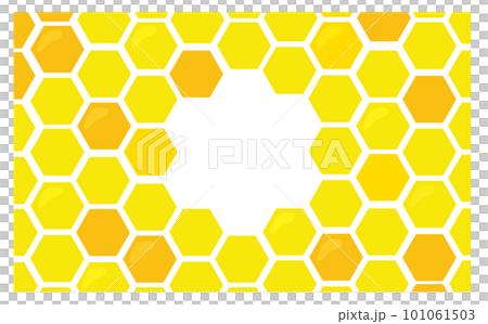 蜂蜜背景材料中央白框 蜂蜜背景材料中央白框 101061503