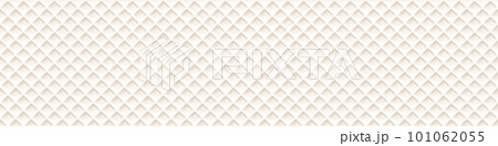 White seamless waffle towel fabric texture vector. 101062055