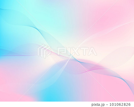 カラフルな曲線 101062826