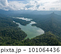 Aerial view Klang Gates Dam in sunny day 101064436