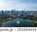 Aerial view natural Titiwangsa Lake 101064439