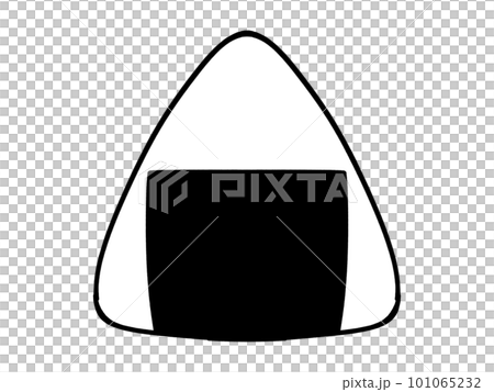 三角おにぎりのイラスト素材 三角おにぎりのイラスト素材 101065232