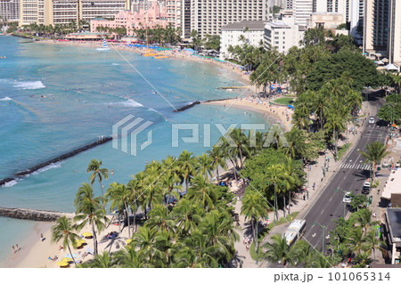 ハワイ・ワイキキビーチ 101065314