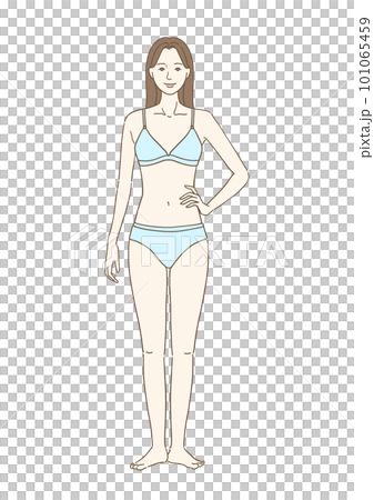 ダイエットに成功したスタイルの良い女性 101065459