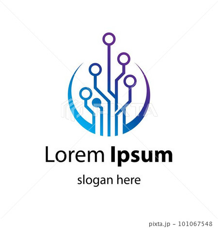 Technology logo images illustration 101067548