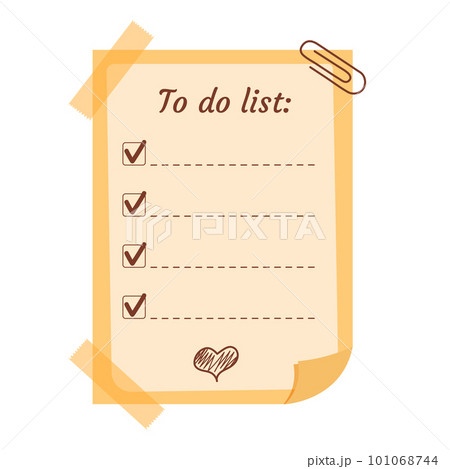 to do list clipart