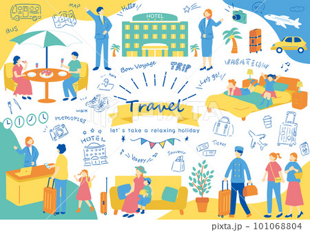 旅行を楽しむ人達 101068804