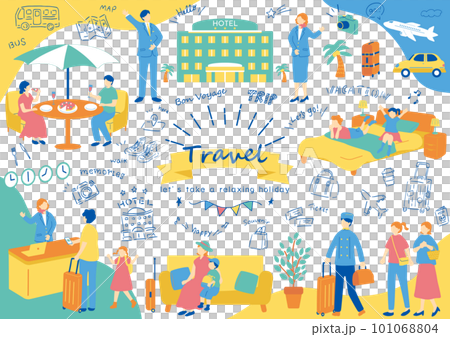旅行を楽しむ人達 101068804
