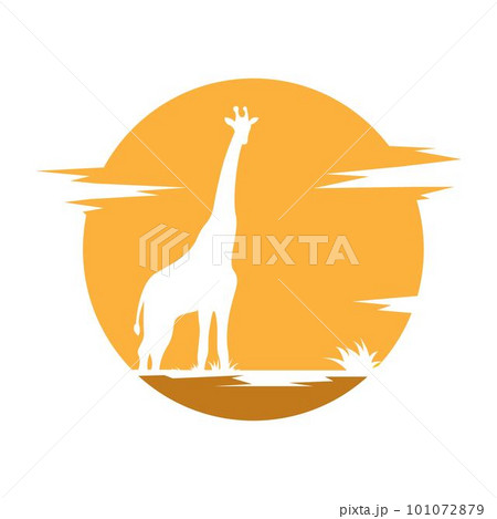 Giraffe logo icon design 101072879