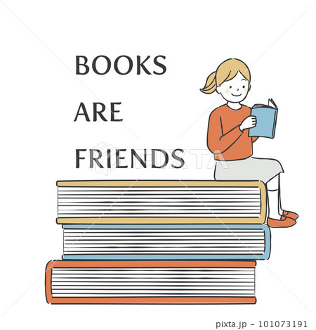 本を読む女の子 本を読む女の子 101073191