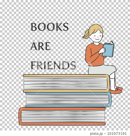 本を読む女の子 本を読む女の子 101073191