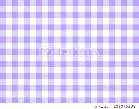 紫のギンガムチェックの背景のイラスト素材 [101075338] - PIXTA