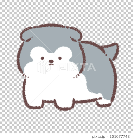 阿拉斯加雪橇犬小狗圖 101077748