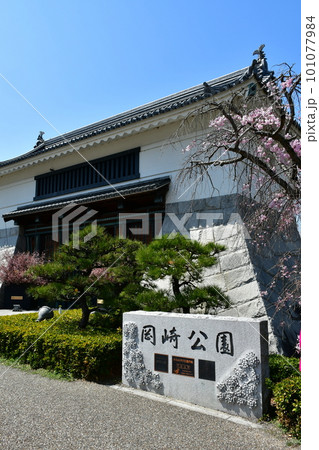 岡崎城　大手門　徳川家康誕生の地　お花見スポット 101077984