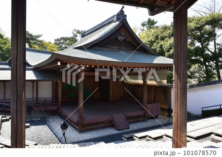 岡崎城　二の丸能楽堂　徳川家康誕生の地　お花見スポット 101078570