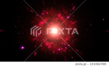 Starry Massive Crimson Color Supernova remnant Effect Starry Massive Crimson Color Supernova remnant Effect 101082490