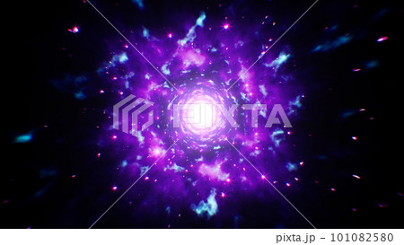 Glittering Massive Neon Color Supernova Burst Effect 101082580