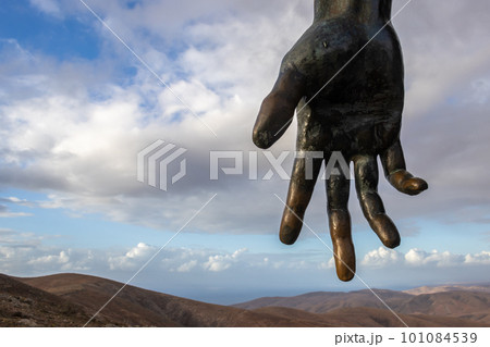 Opened hand of a statue, Spain 101084539