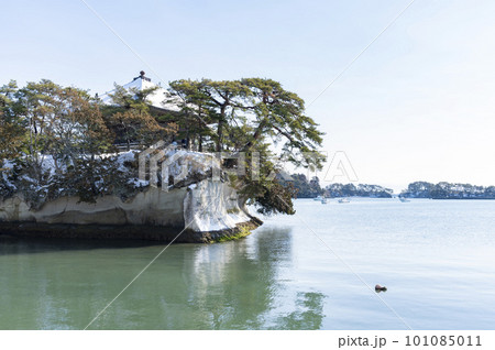 冬の松島 五大堂 冬の松島 五大堂 101085011