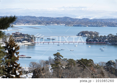 冬の日本三景　松島 101085260