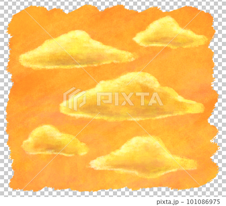 夕焼け空のイラスト 101086975