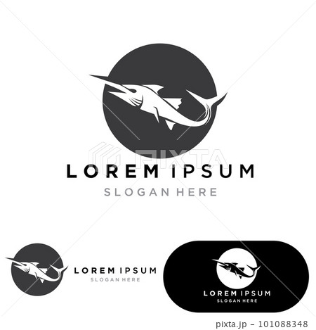 Fish logo template 101088348